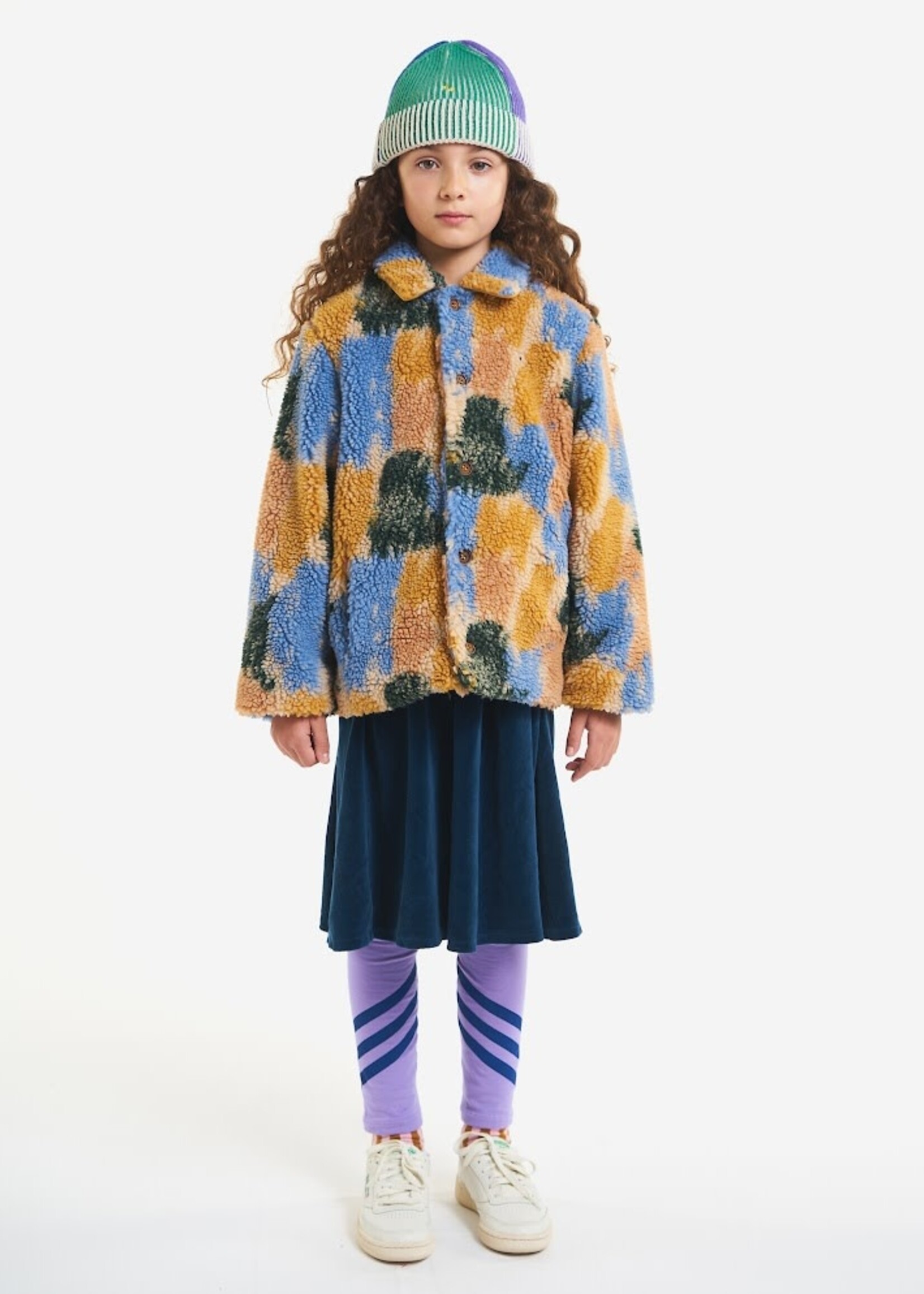 Bobo Choses Shadows jacquard sheepskin jacket, Bobo Choses
