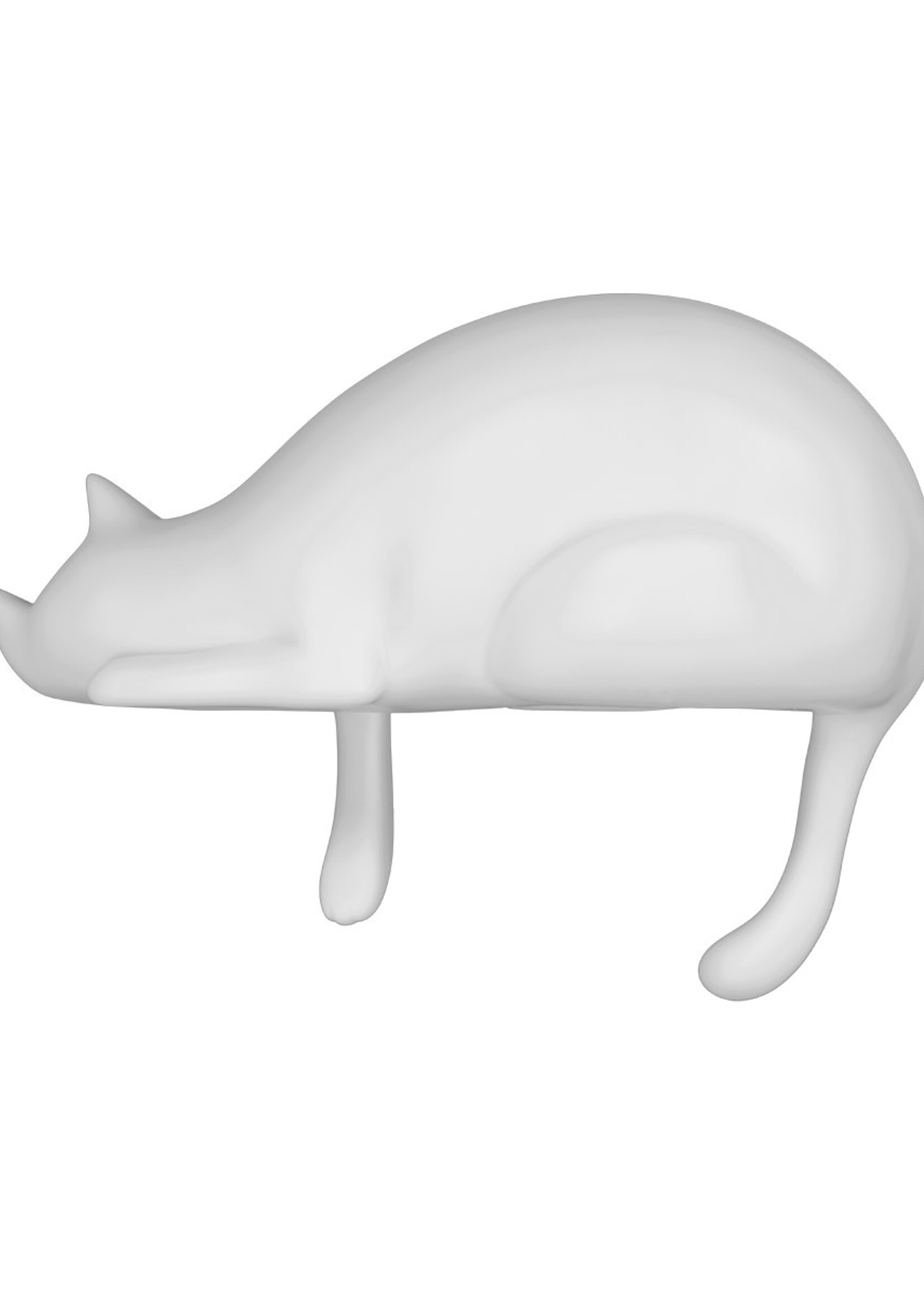 Joseph Le Lapin Georges cat lamp, rose in April