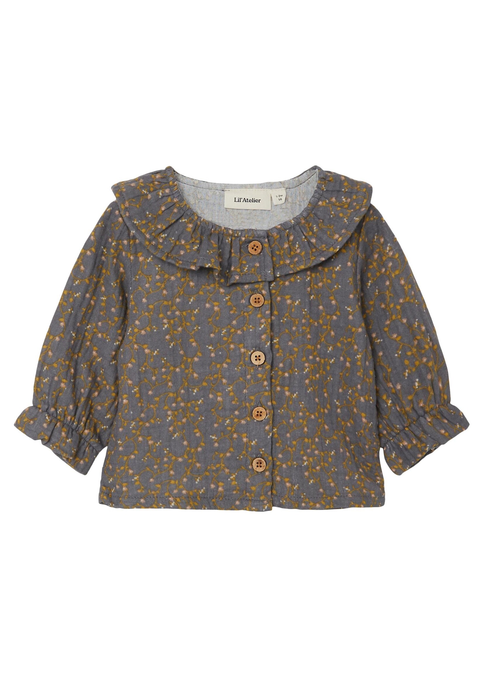 Lil Atelier Lotus Loose shirt quiet shade , Lil Atelier