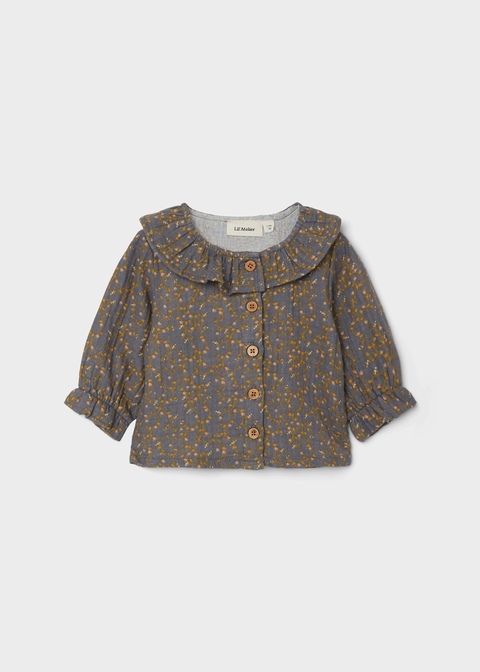 Lil Atelier Lotus Loose shirt quiet shade , Lil Atelier
