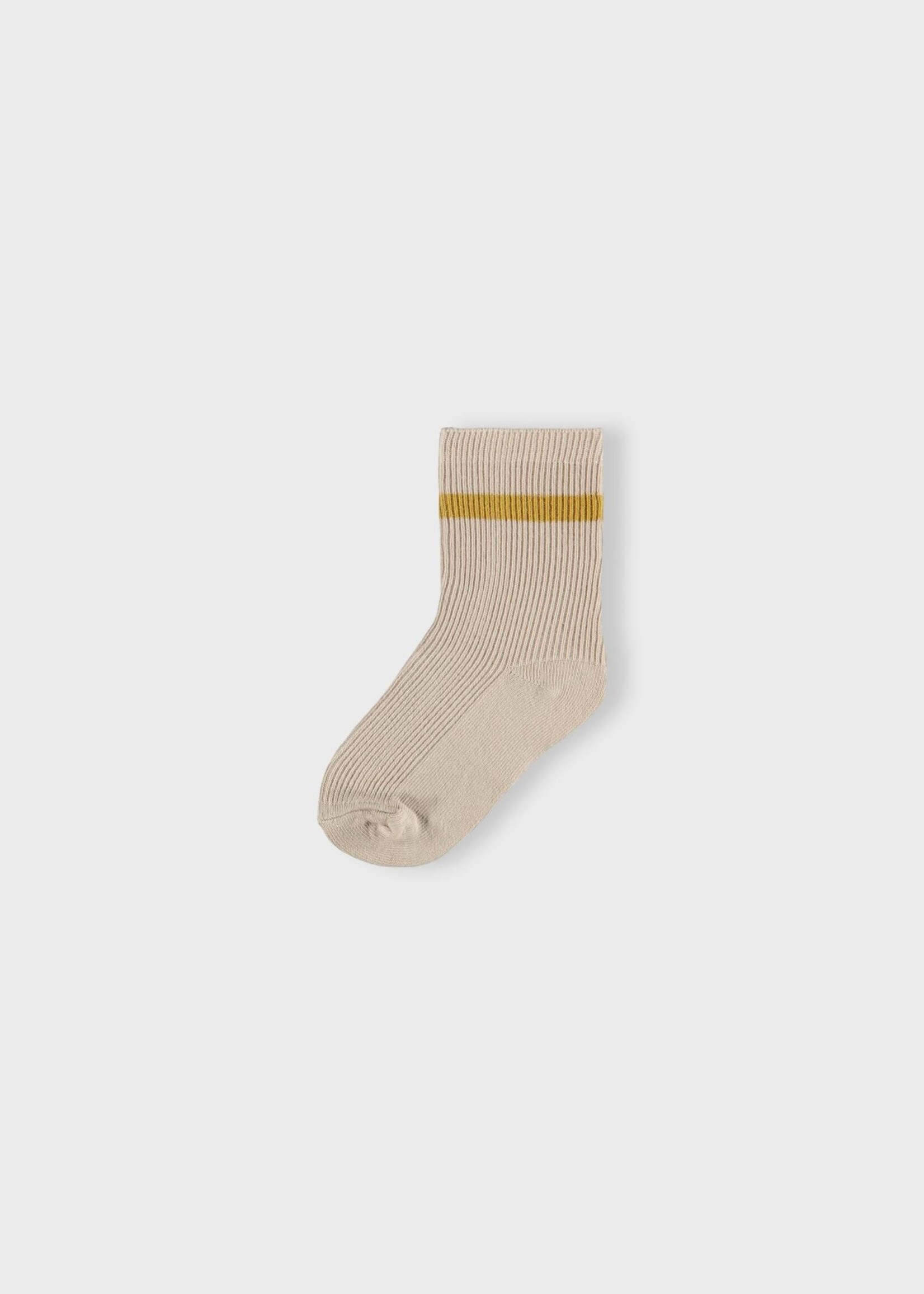 Lil Atelier 3 pack socks stripe quiet shade, Lil Atelier