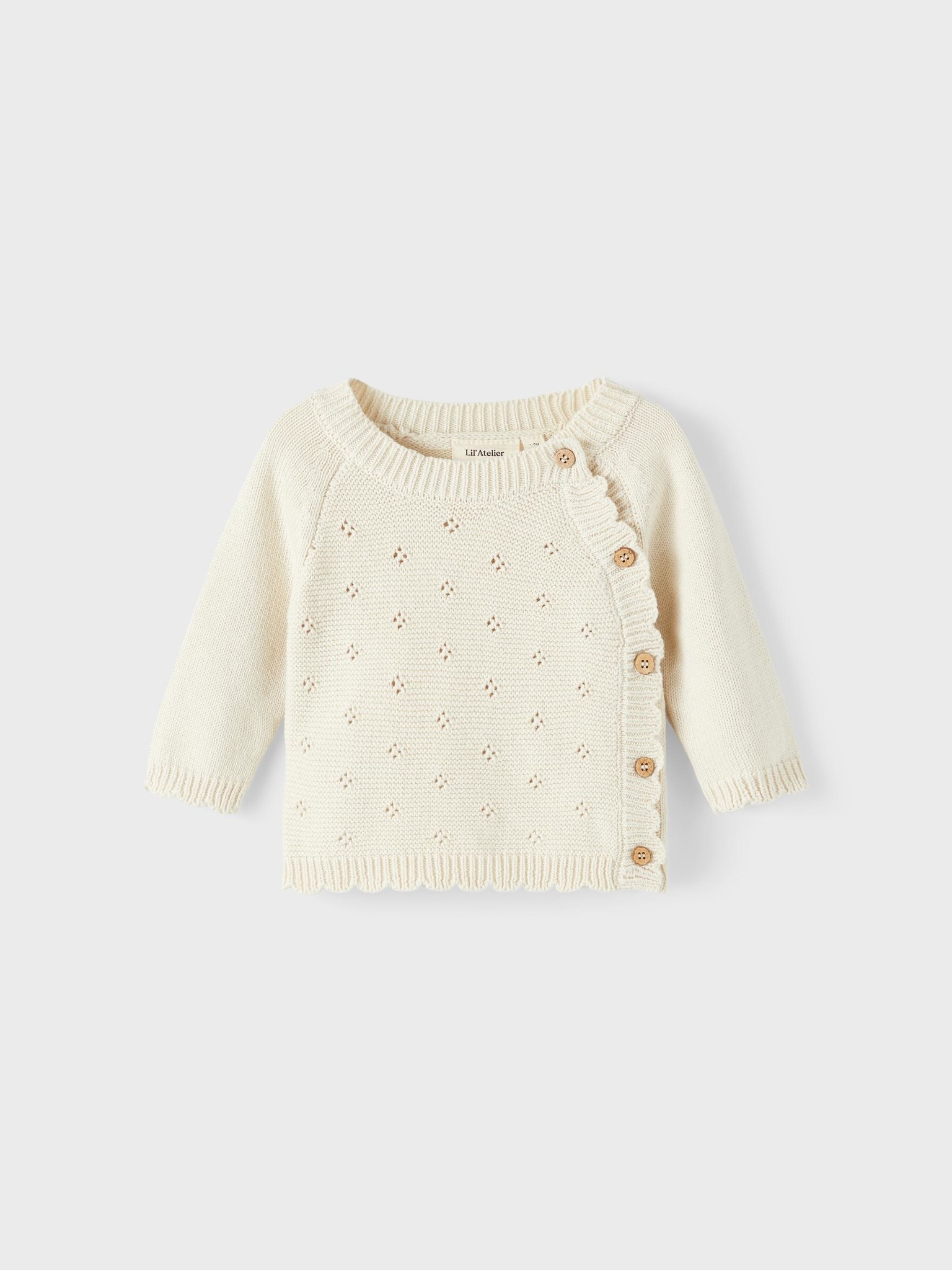 Laguna knit overslag vest, Lil Atelier