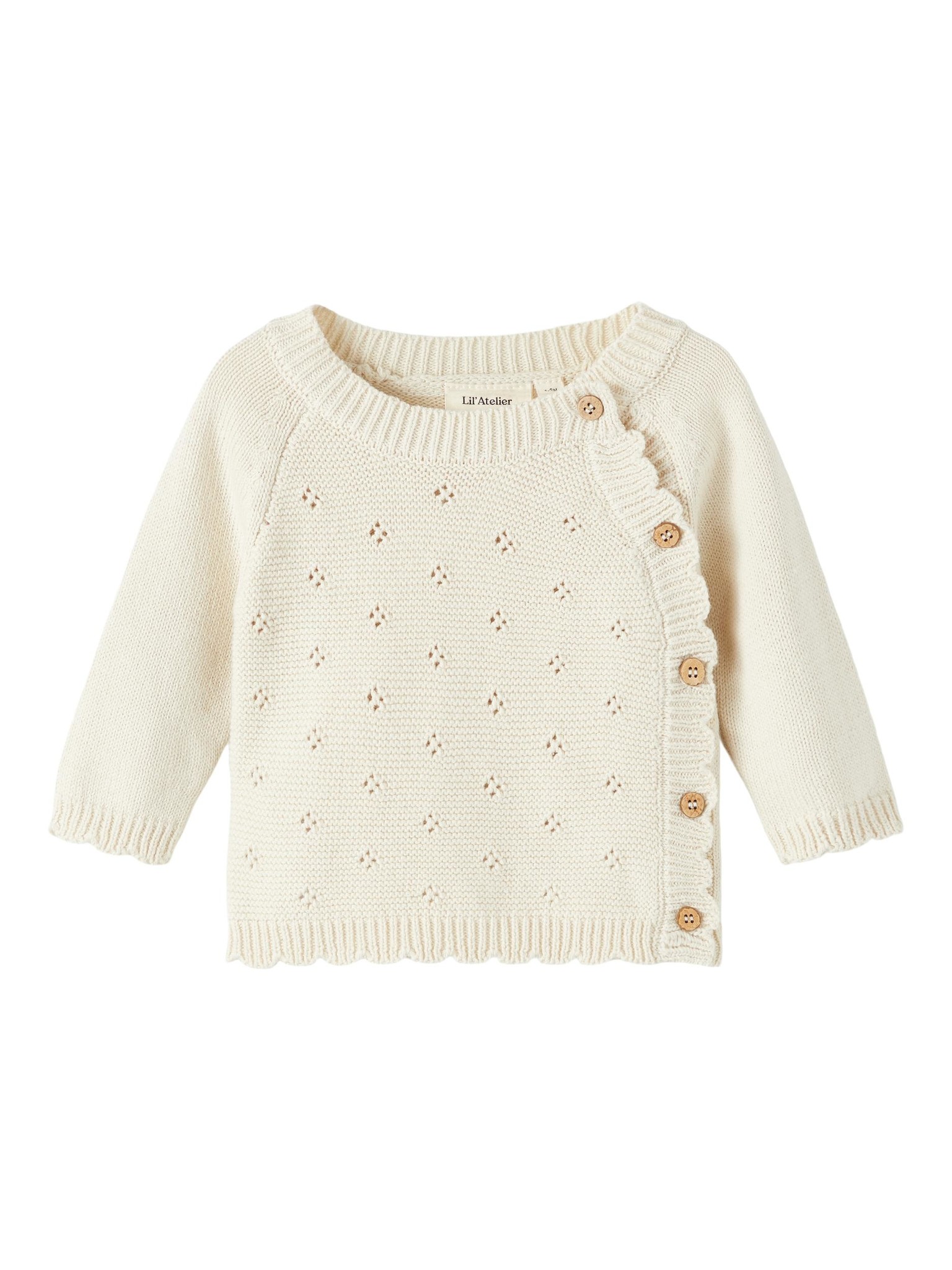 Laguna knit overslag vest, Lil Atelier