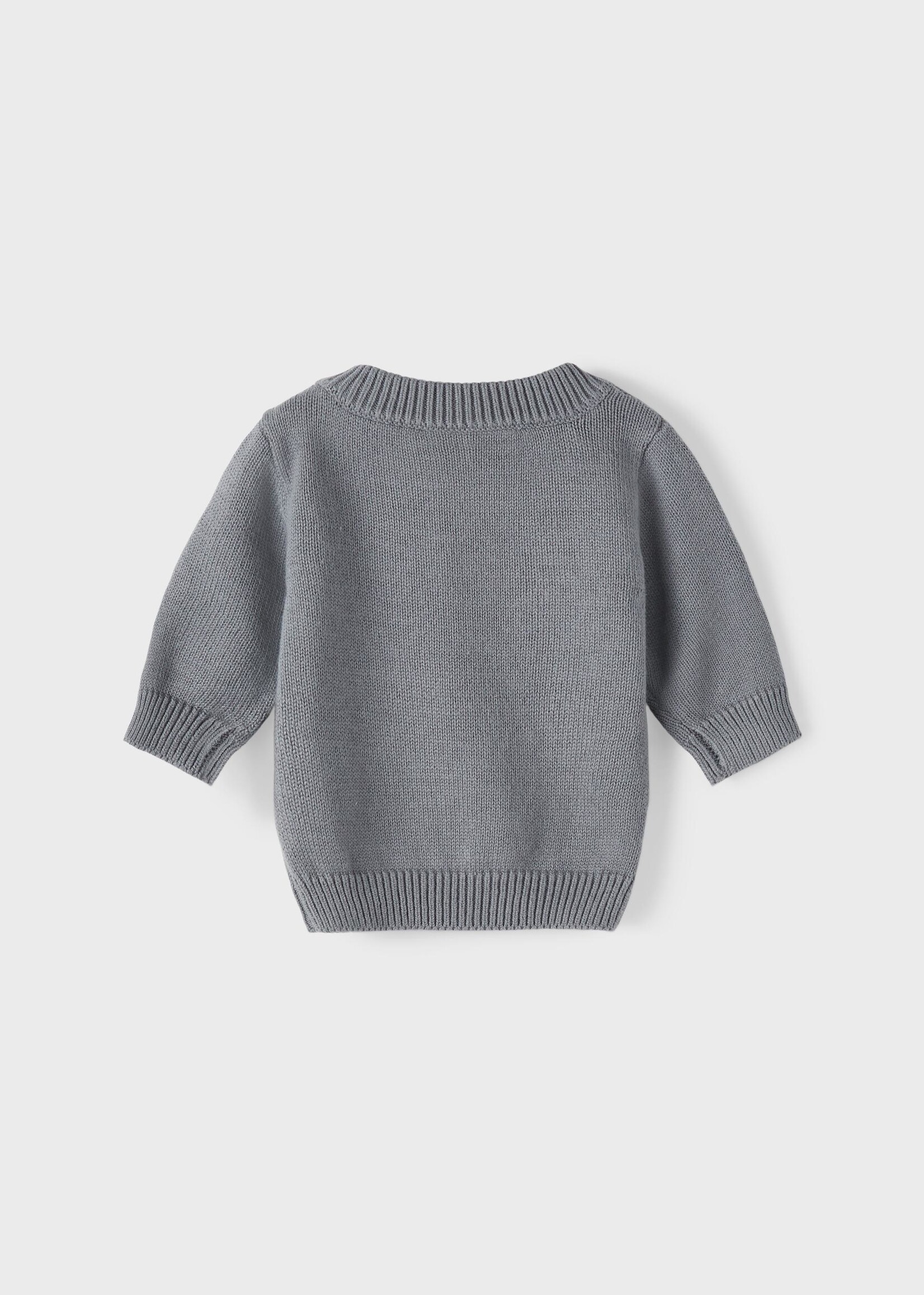 Lil Atelier Edel baby trui quiet shade, Lil Atelier