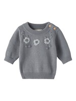 Lil Atelier Edel baby trui quiet shade, Lil Atelier