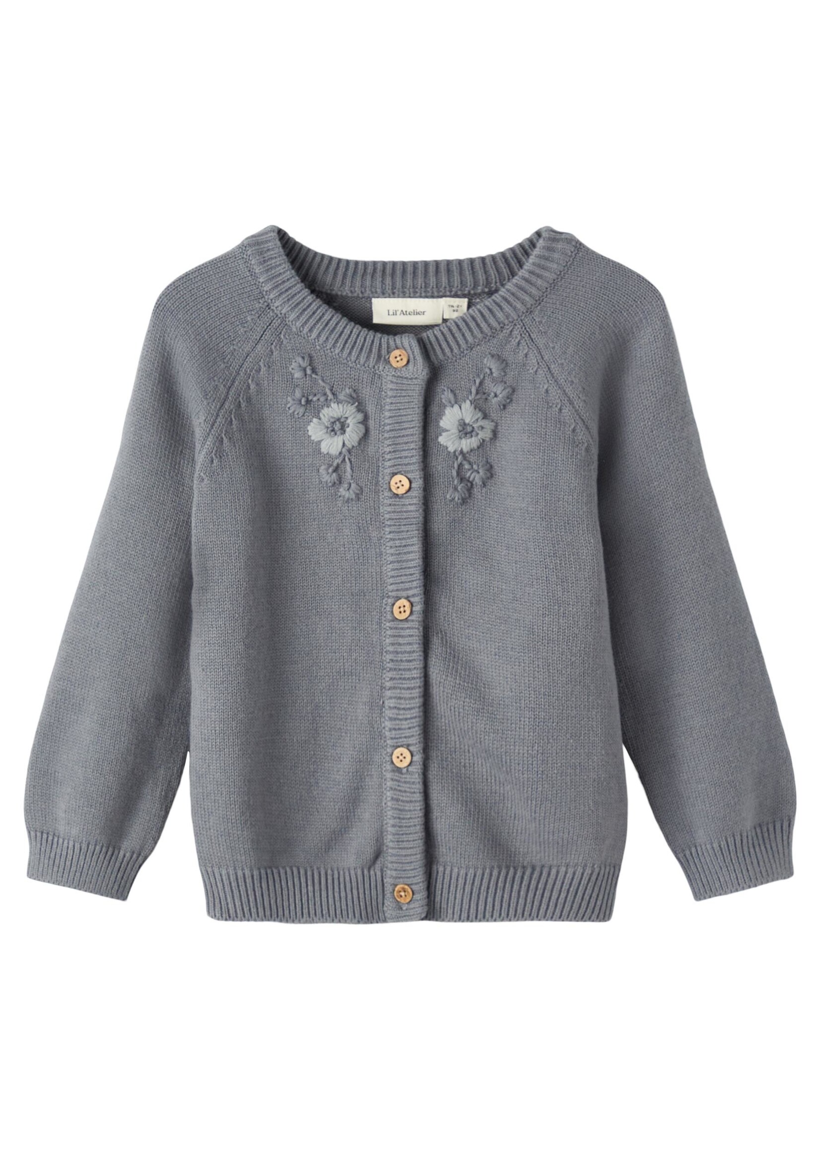 Lil Atelier Edel vest knit quiet shade, Lil Atelier