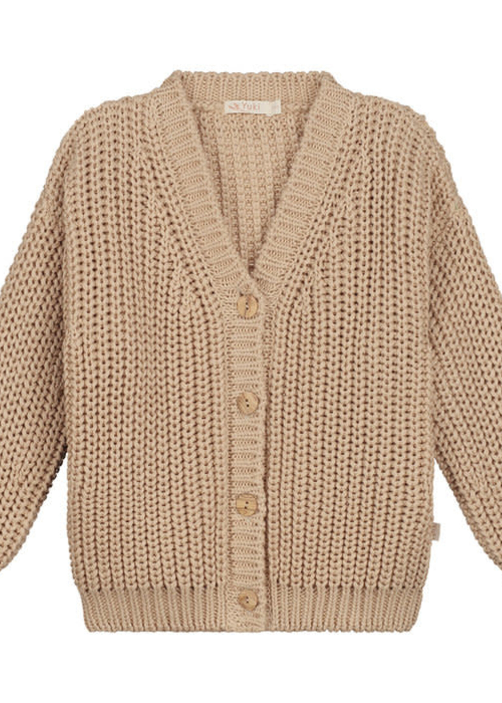 Yuki Yuki specials, chunky knitted cardigan OAT, Yuki
