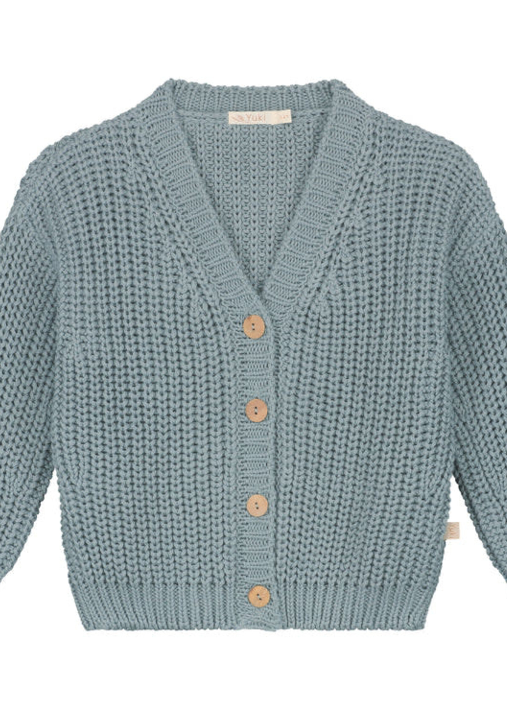 Yuki Yuki specials, chunky knitted cardigan Ocean, Yuki