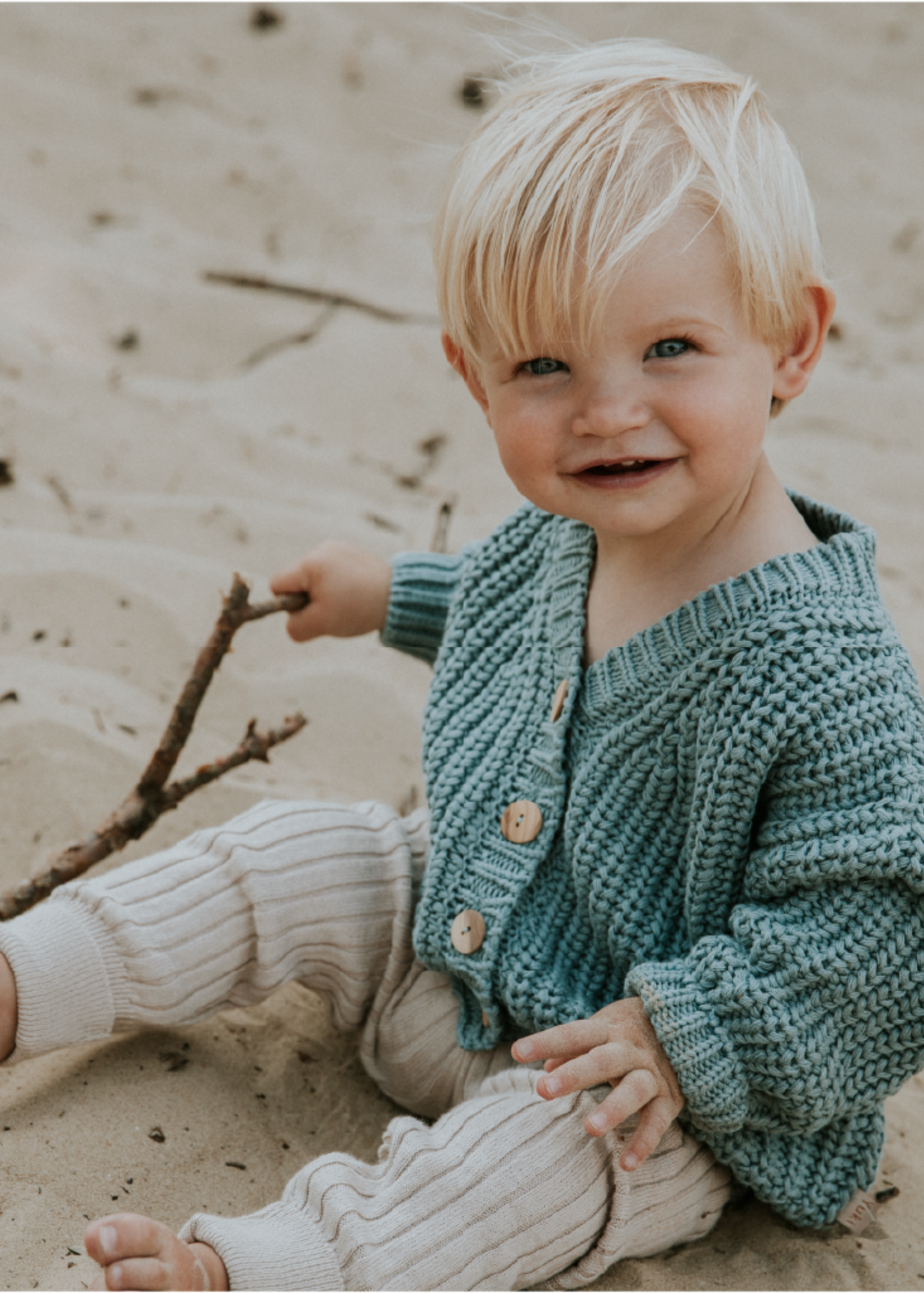 Yuki Yuki specials, chunky knitted cardigan Ocean, Yuki