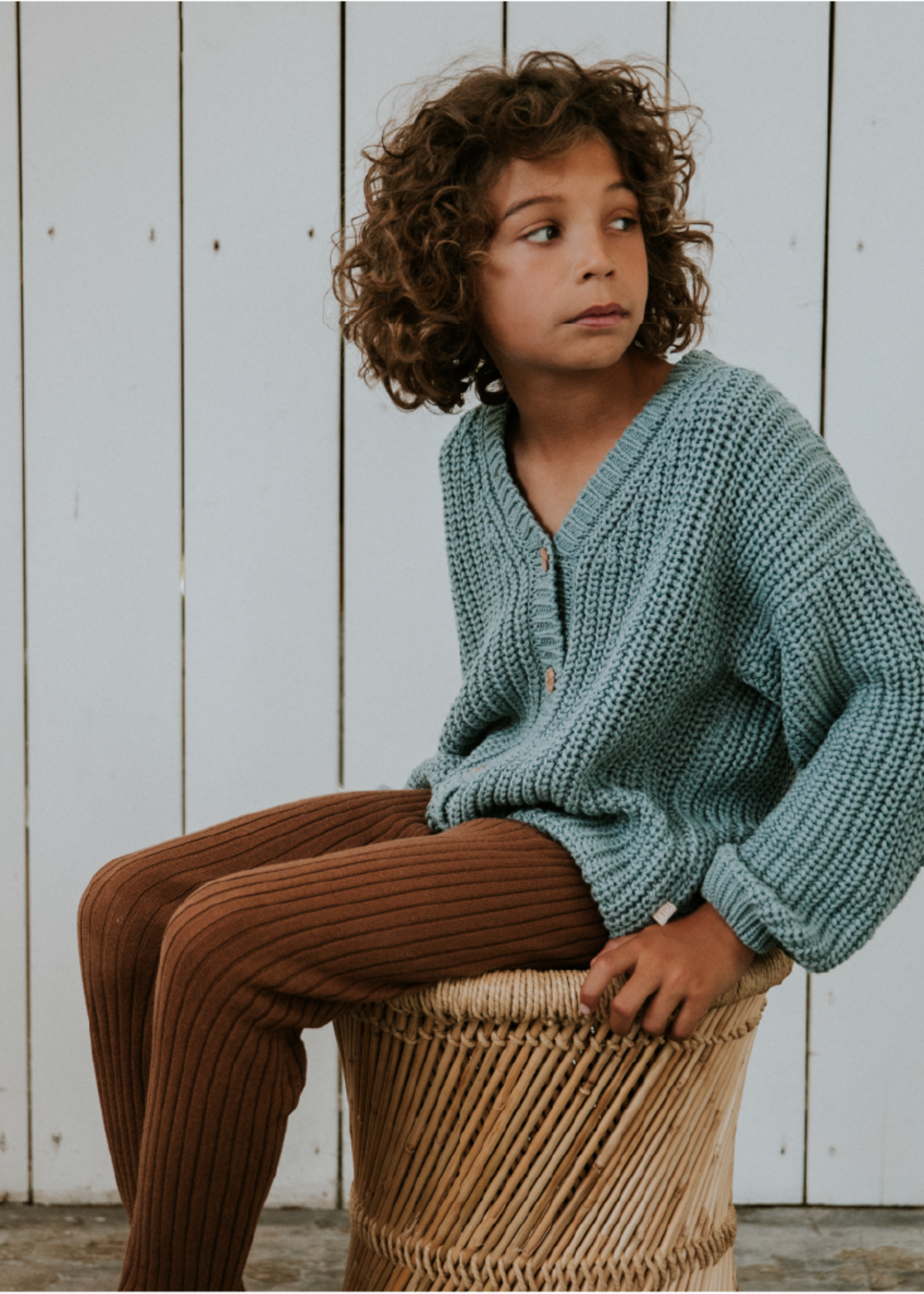Yuki Yuki specials, chunky knitted cardigan Ocean, Yuki