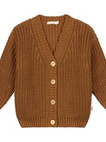 Yuki Yuki specials, chunky knitted cardigan Rust, Yuki