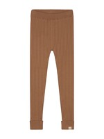 Yuki Yuki specials, knitted legging fine rib Walnut, Yuki