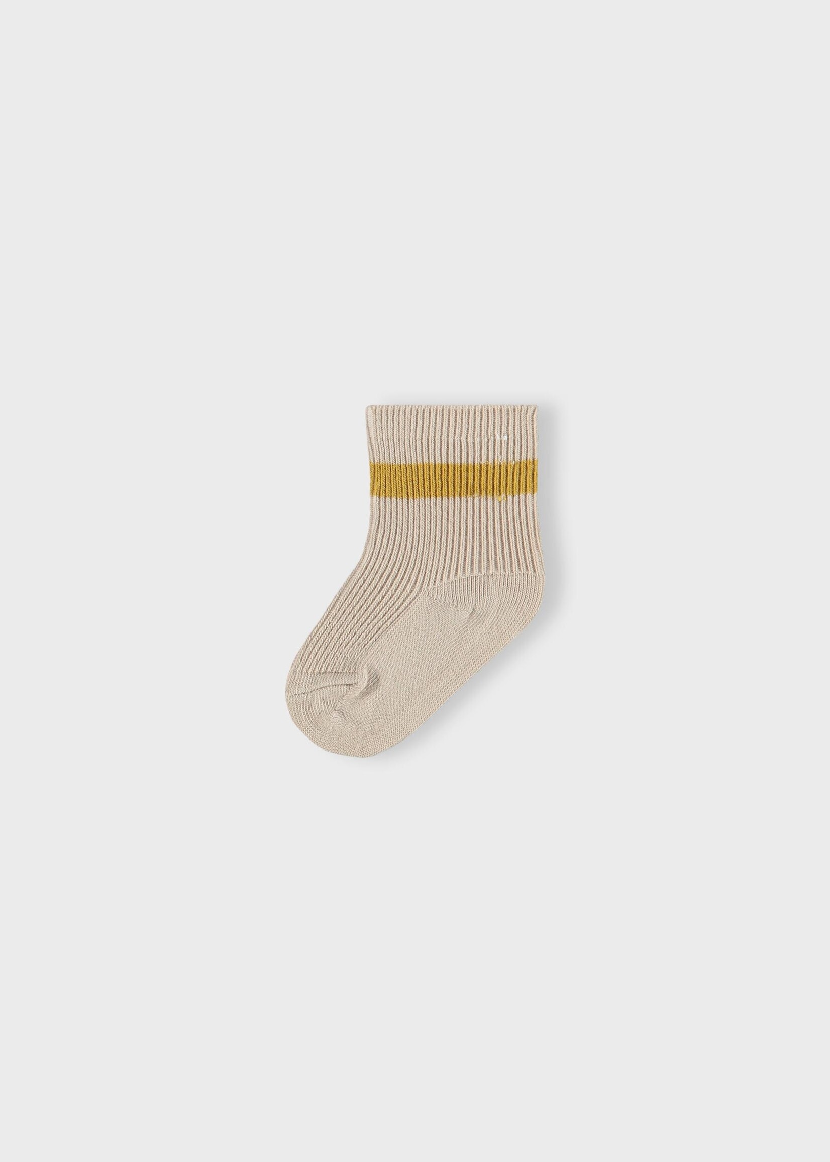 Lil Atelier 3 pack socks stripe quiet shade baby, Lil Atelier