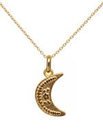 Van Pauline Necklace gold moon, VanPauline