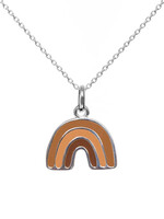 Van Pauline Necklace silver enamal rainbow, VanPauline