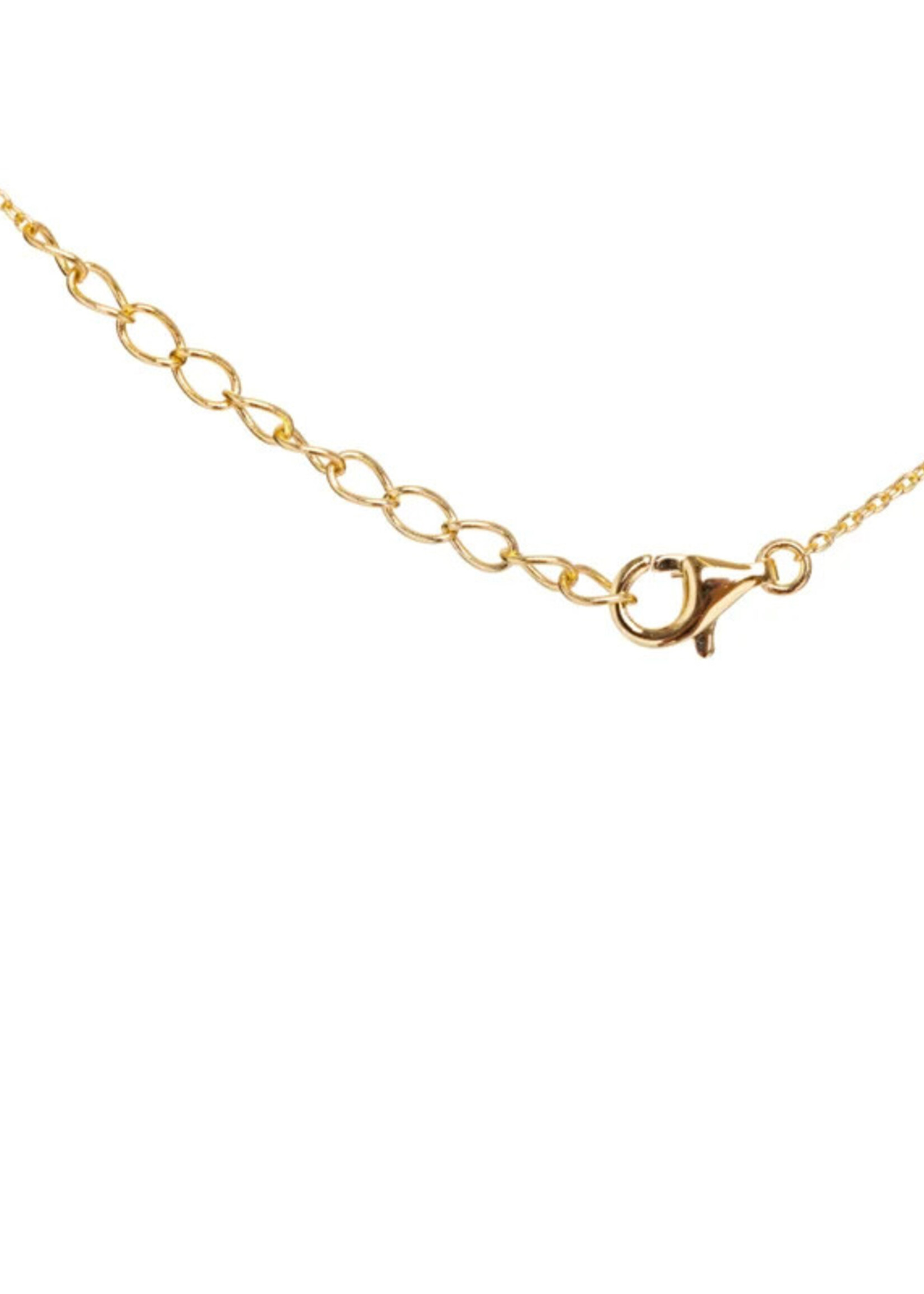 Van Pauline Necklace gold  enamal Rainbow, VanPauline