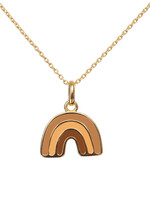 Van Pauline Necklace gold  enamal Rainbow, VanPauline