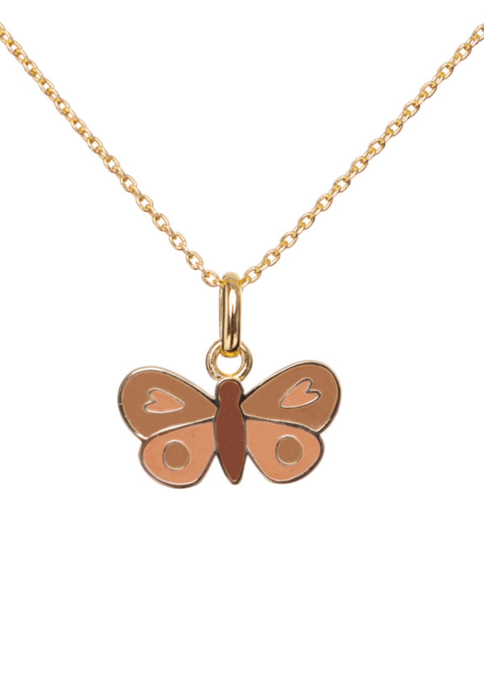 Van Pauline Necklace gold  enamal Butterfly, VanPauline