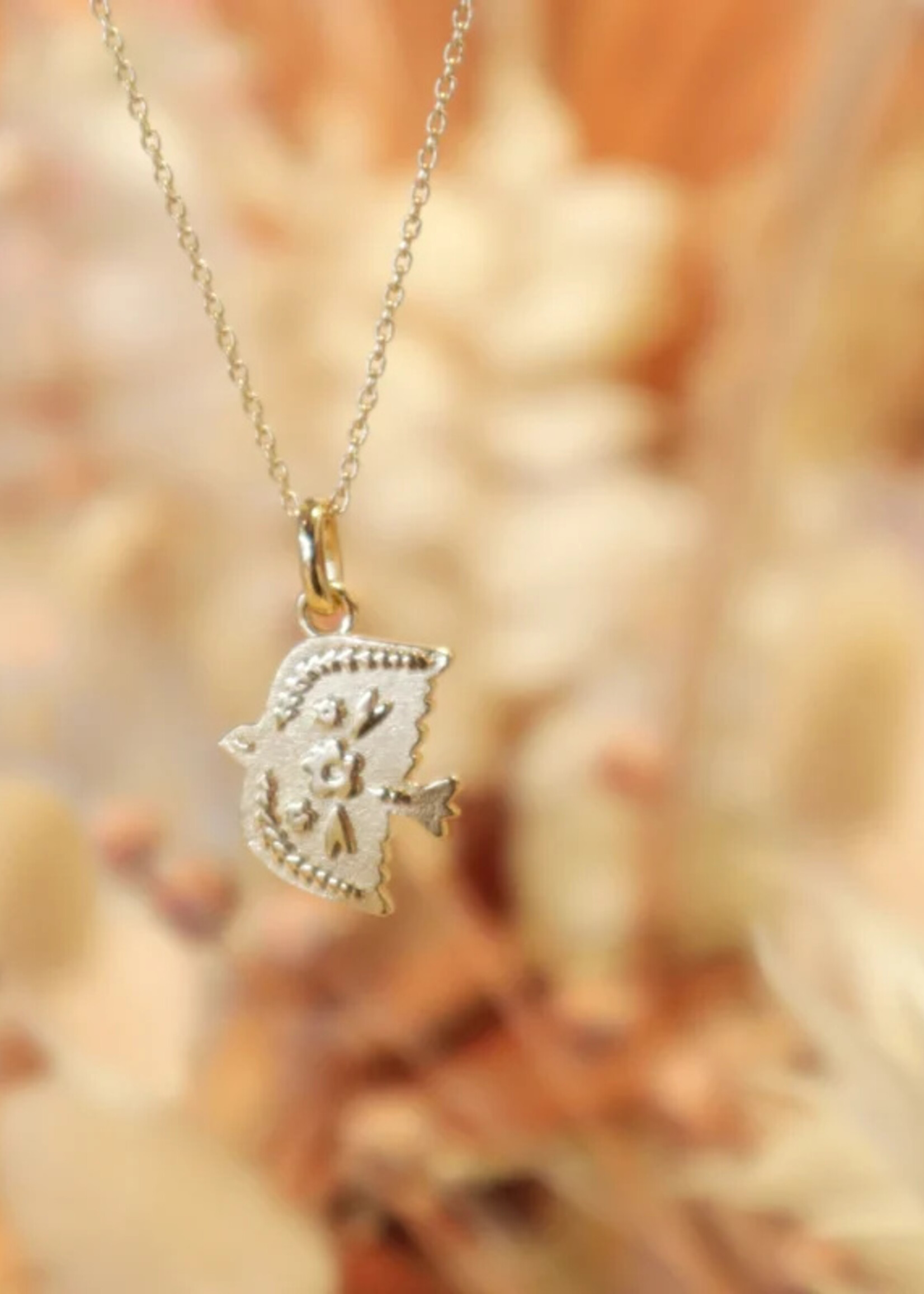 Van Pauline Necklace gold Bird, VanPauline