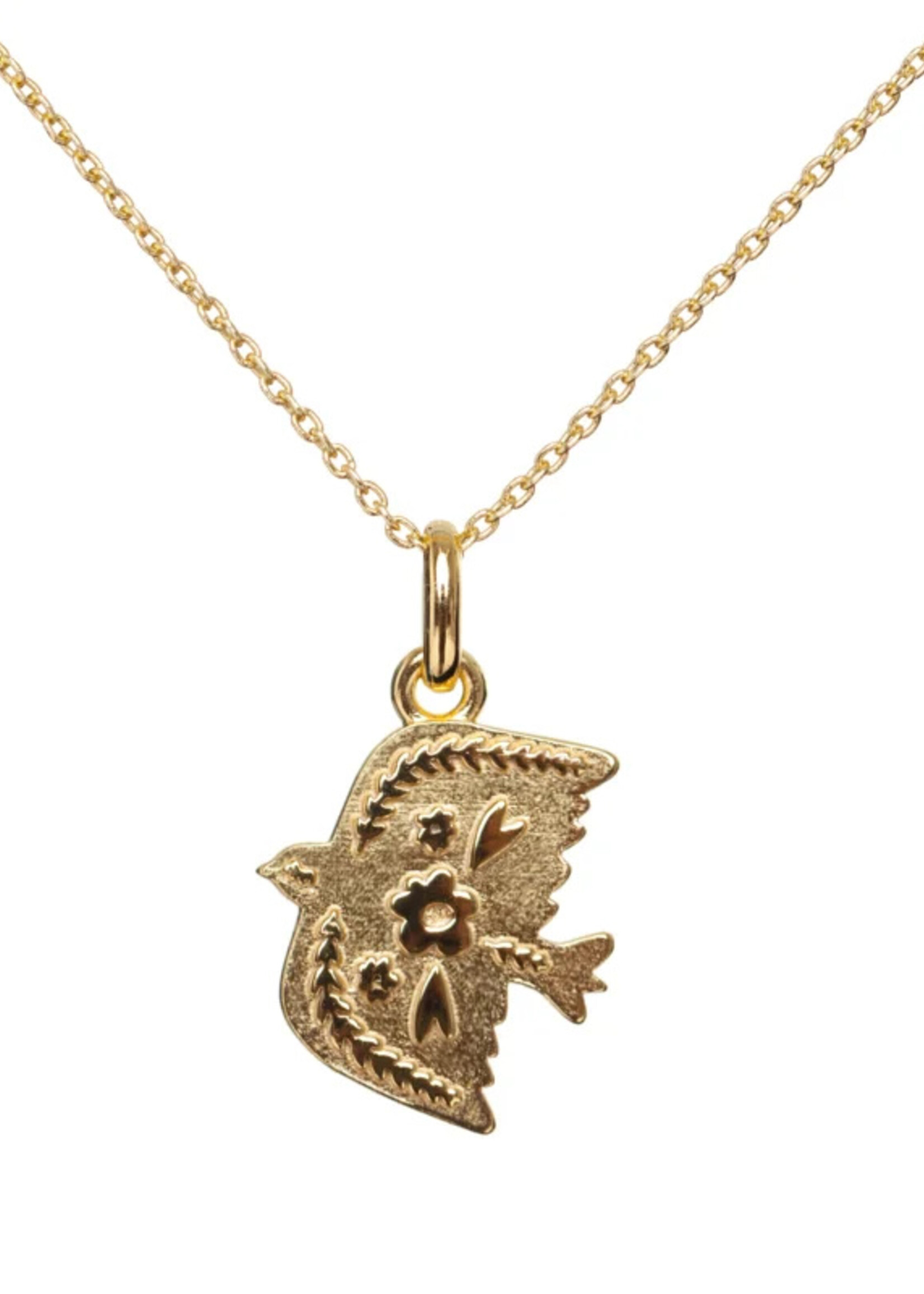 Van Pauline Necklace gold Bird, VanPauline