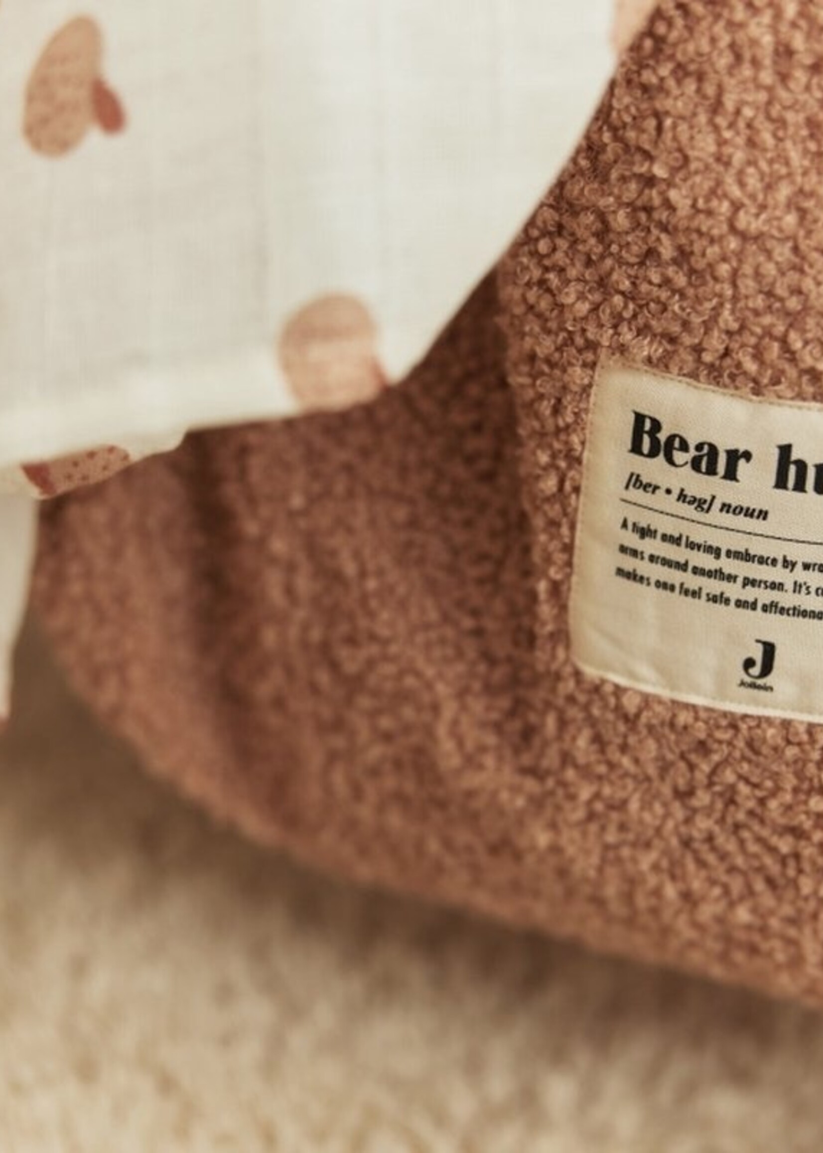 Jollein Boxopbergzak boucle Biscuit, Jollein