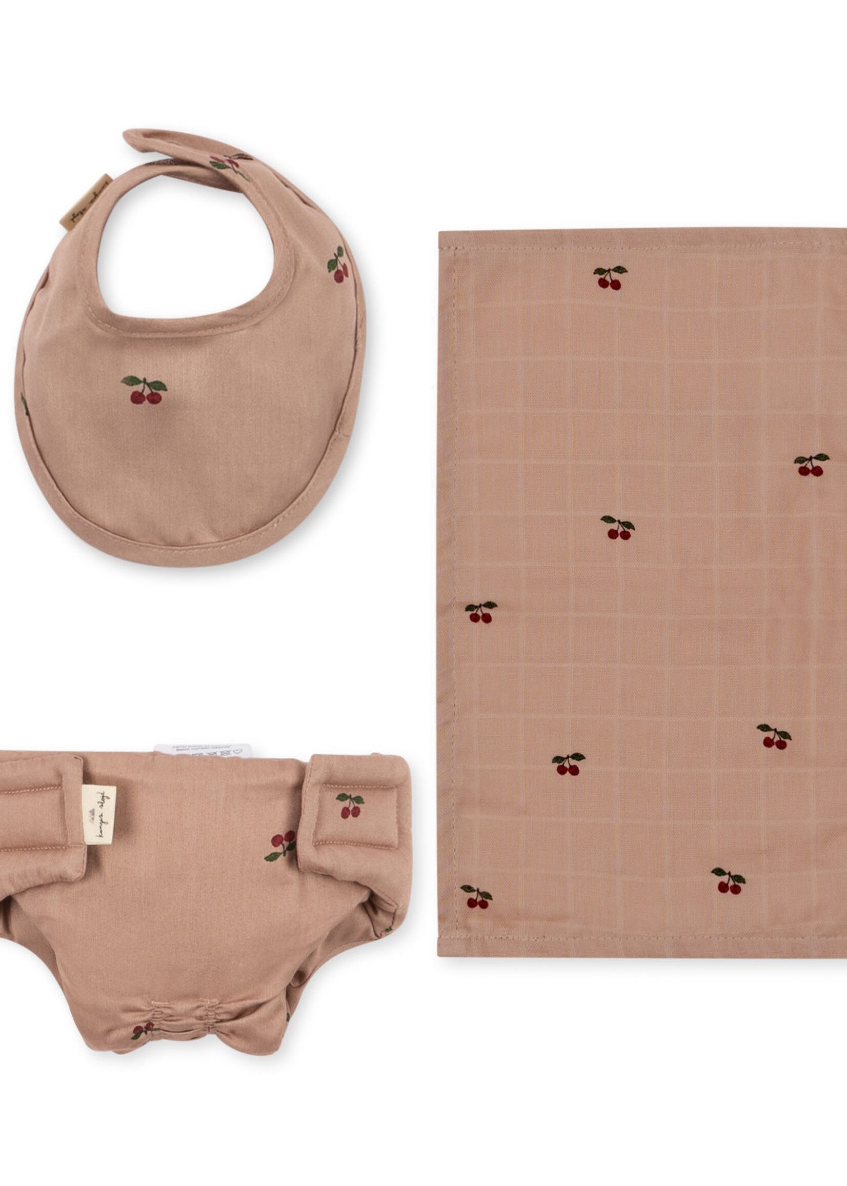 Konges Sjold Doll nursery set cherry blush, Konges Sjold
