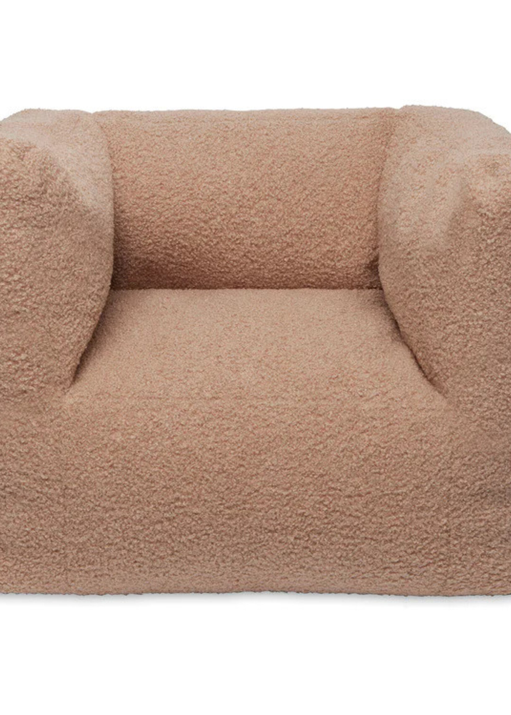 Jollein Kinderfauteuil boucle Biscuit, Jollein