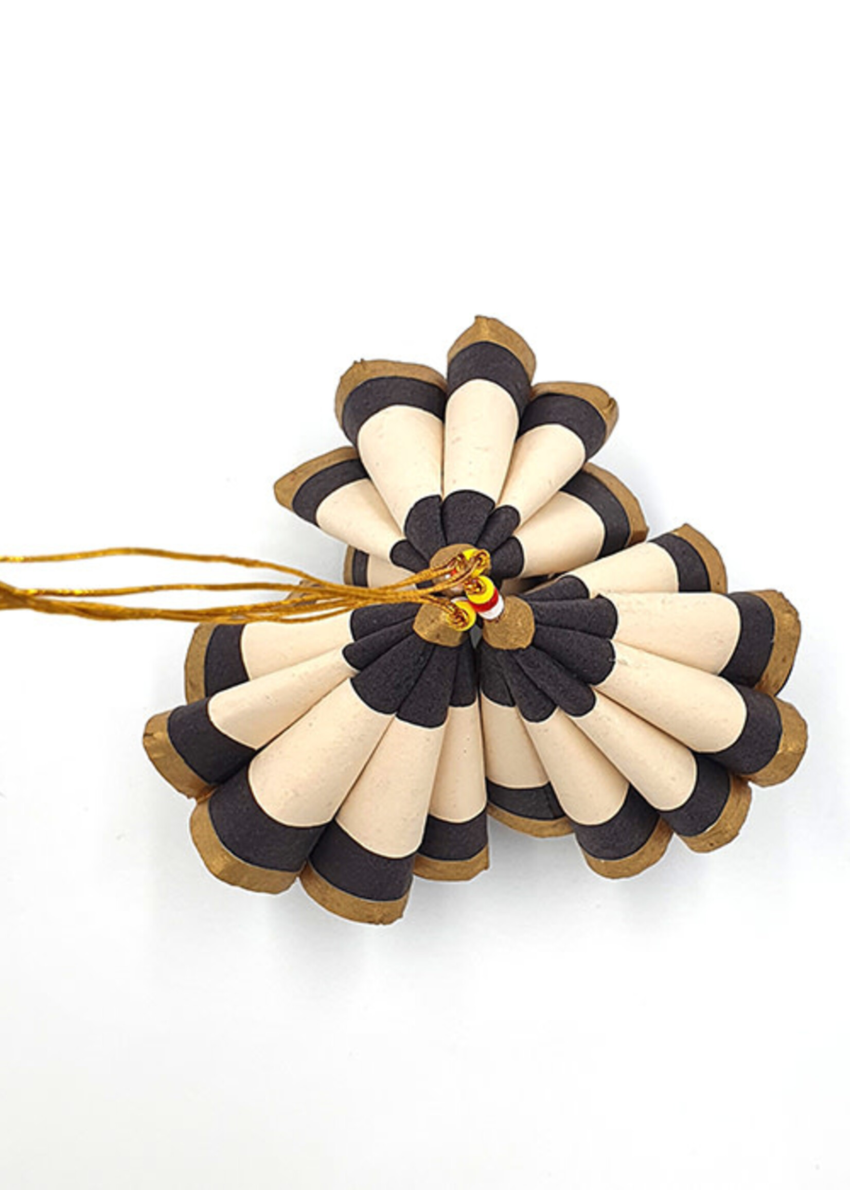 Cone folden black gold natural set van 3 , Anna Nera