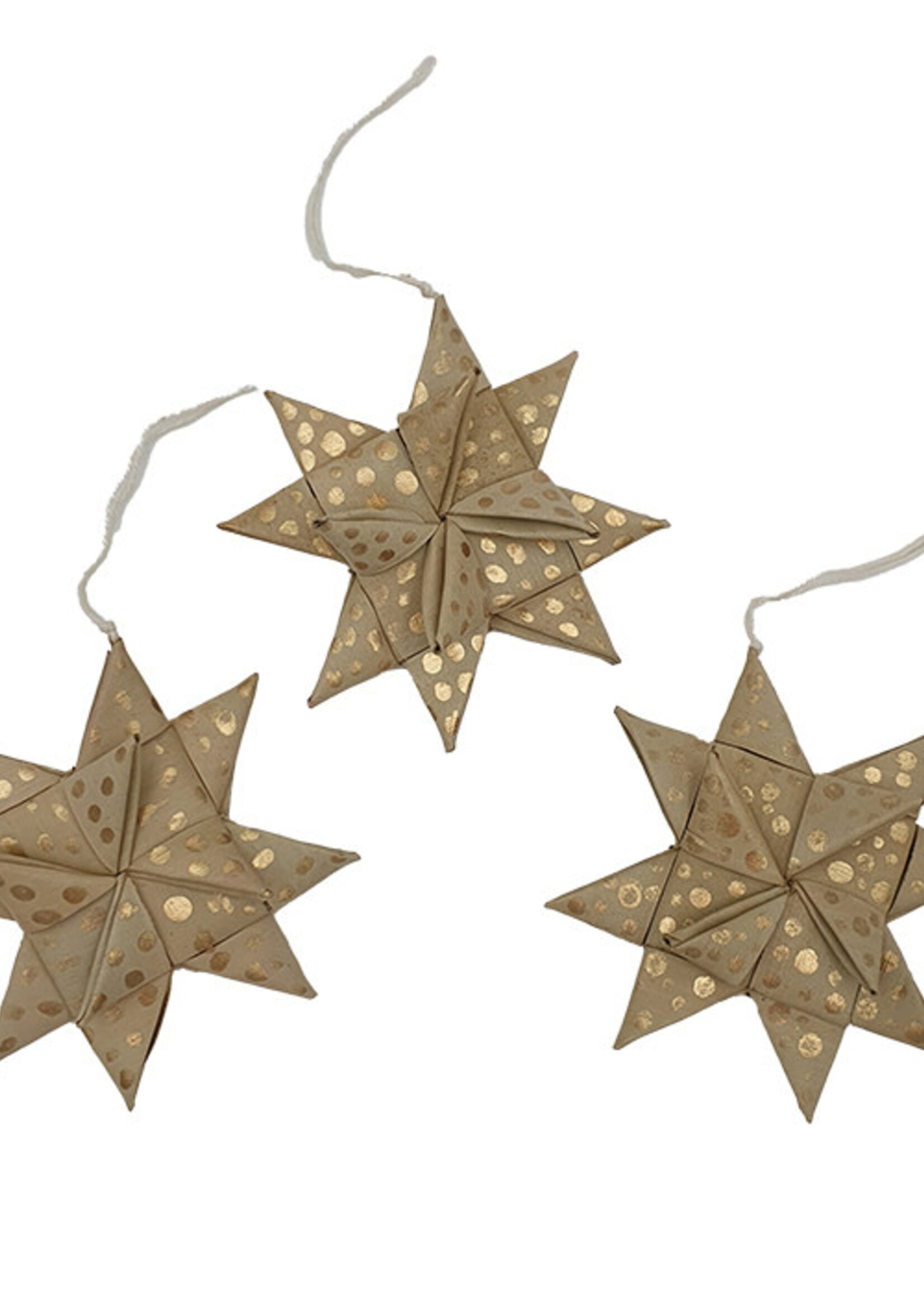 ster goud palmblad set van 3, Anna Nera