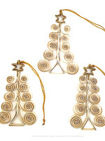 Fairtrade kertboom  curly natural set van 3 , Anna Nera