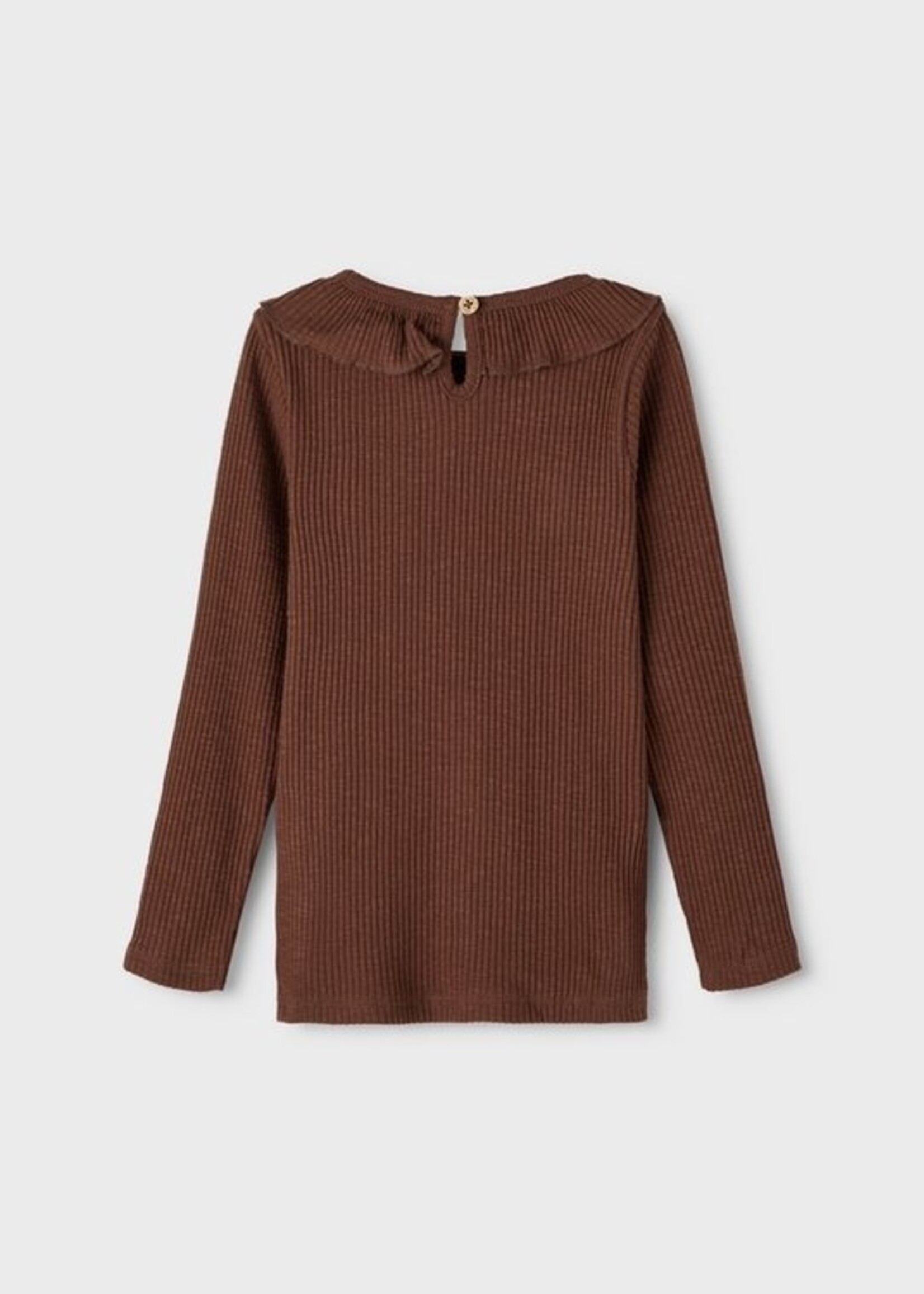 Lil Atelier Raja slim top longsleeve Rocky road, Lil Atelier