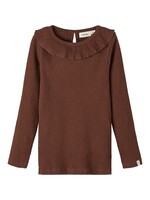 Lil Atelier Raja slim top longsleeve Rocky road, Lil Atelier