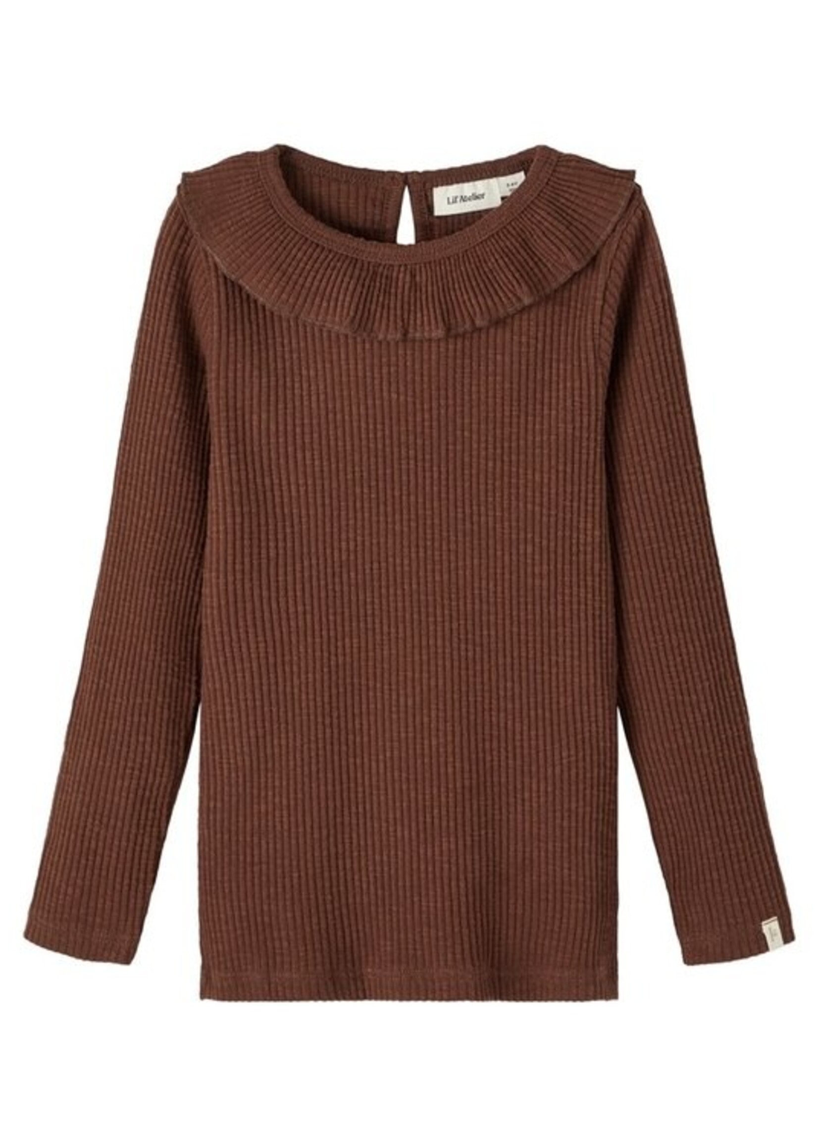 Lil Atelier Raja slim top longsleeve Rocky road, Lil Atelier