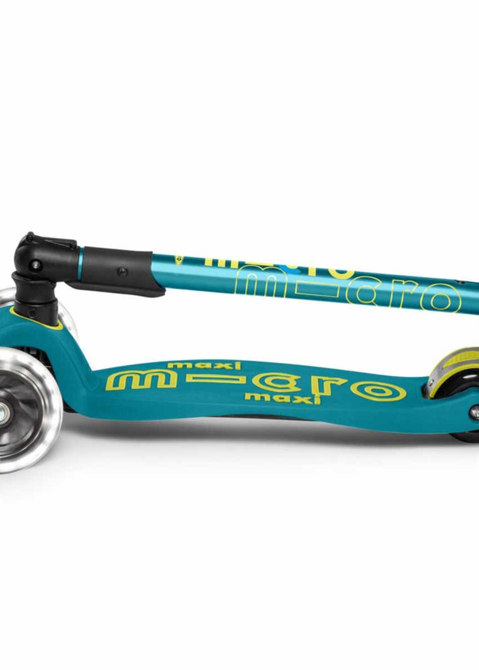 Micro Step Maxi Microstep deluxe LED inklapbaar Petrol green, Microstep