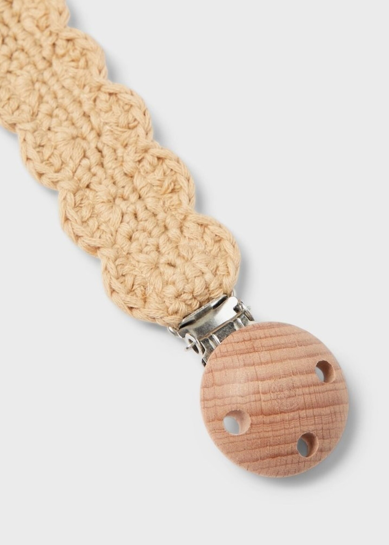 Lil Atelier Speenkoord  Crochet warm sand, Lil Atelier