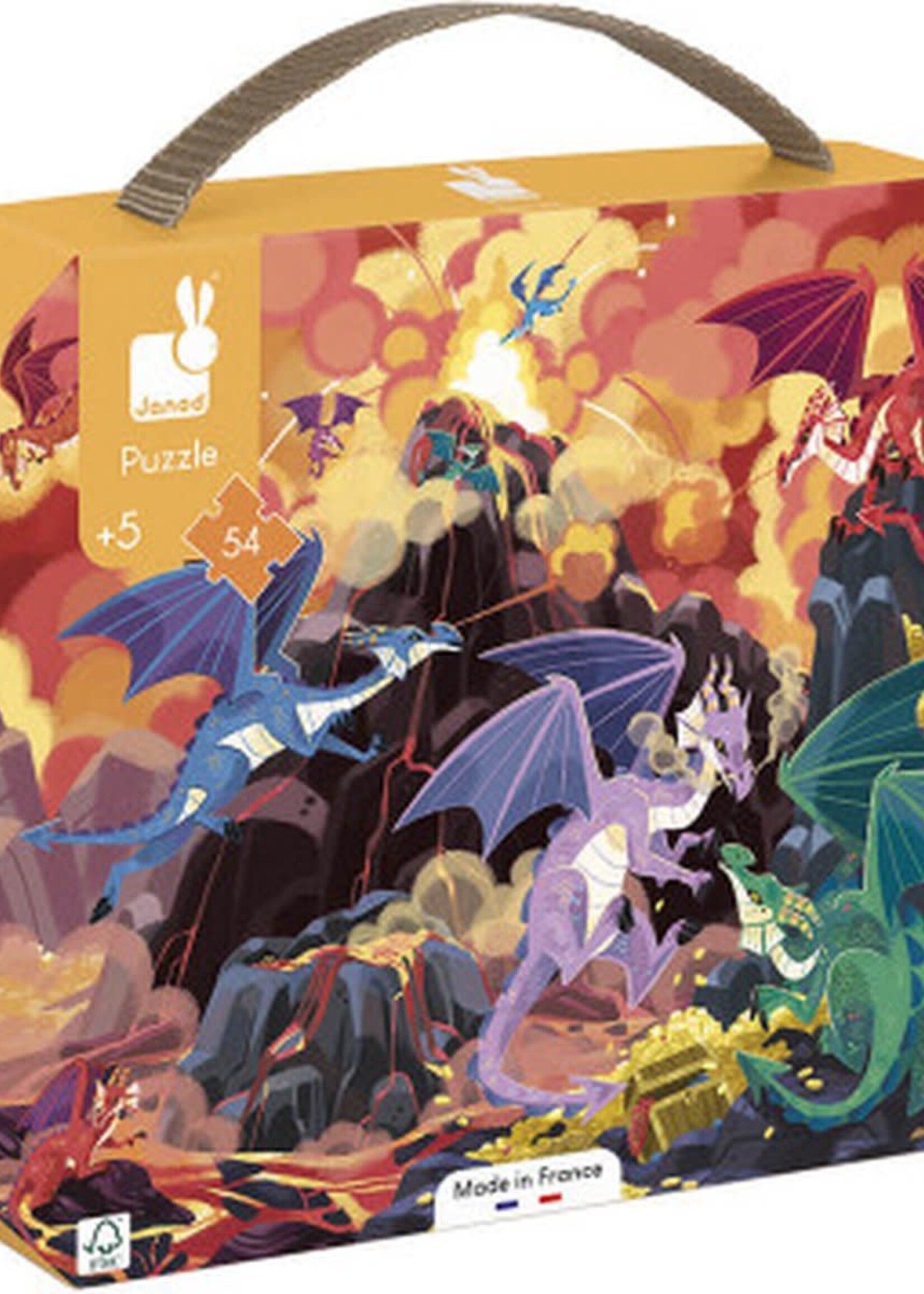 Janod Janod Puzzel vurige draken
