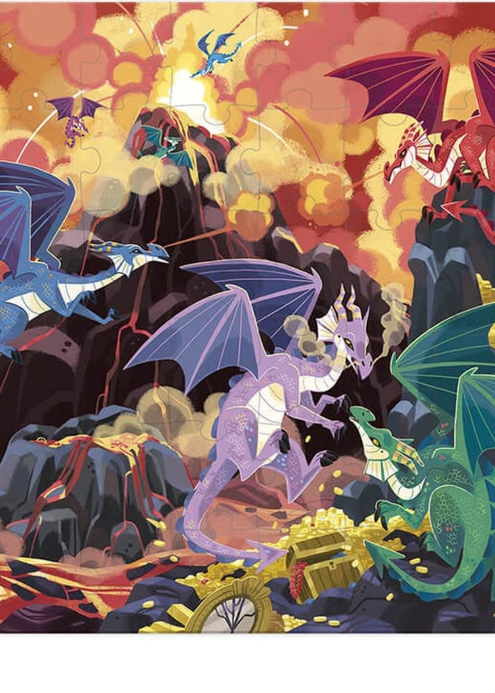 Janod Janod Puzzel vurige draken