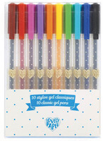 Djeco set classic gelpennen 10 stuks, djeco