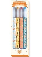 Djeco set metallic markers 4 stuks, djeco