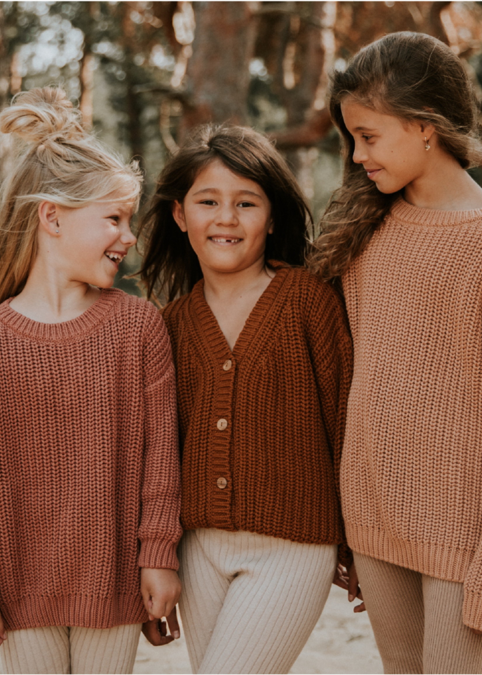 Yuki Yuki specials, knitted legging fine rib toffee, Yuki