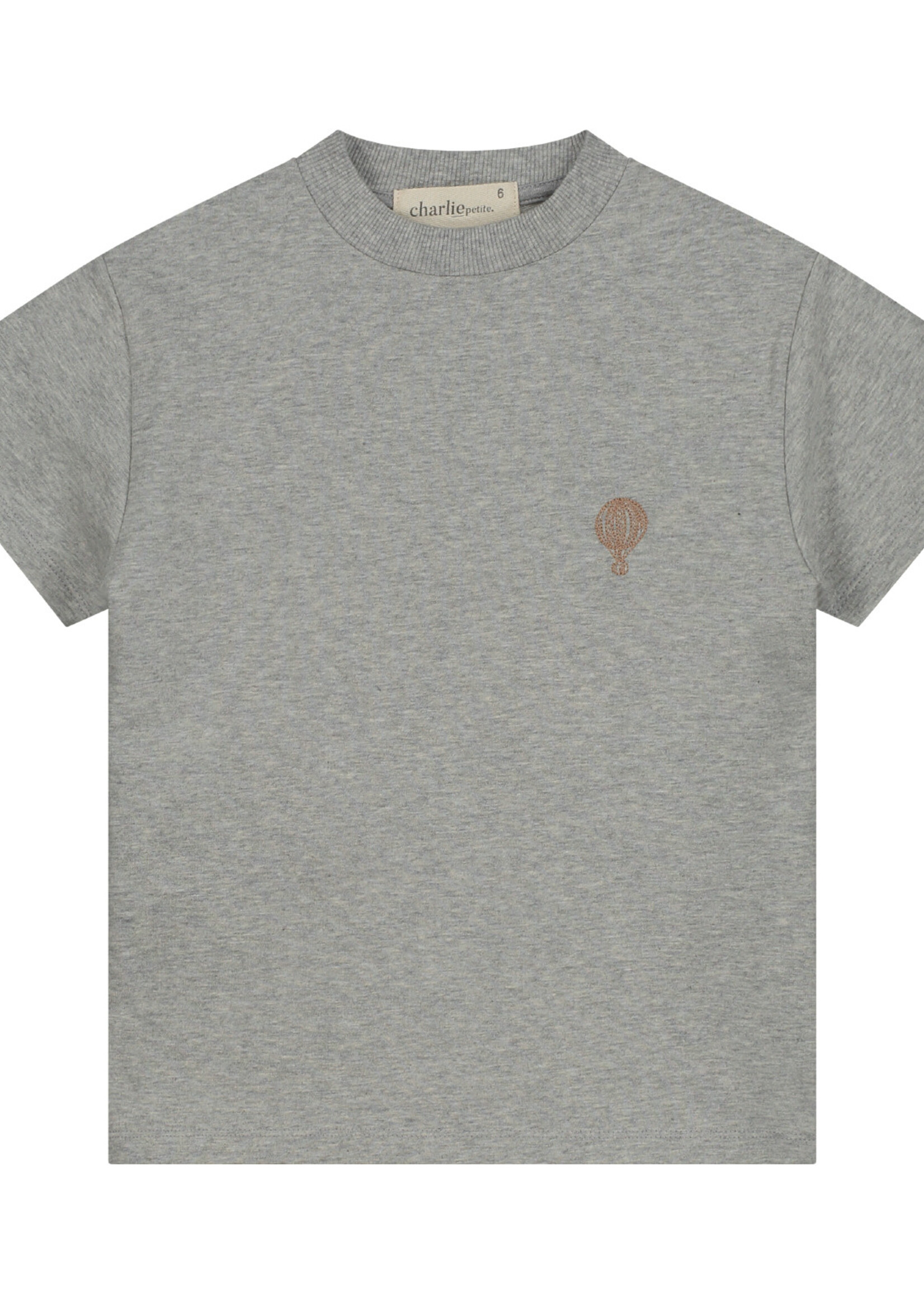 Charlie Petite Eddie T-shirt grey melange, Charlie Petite