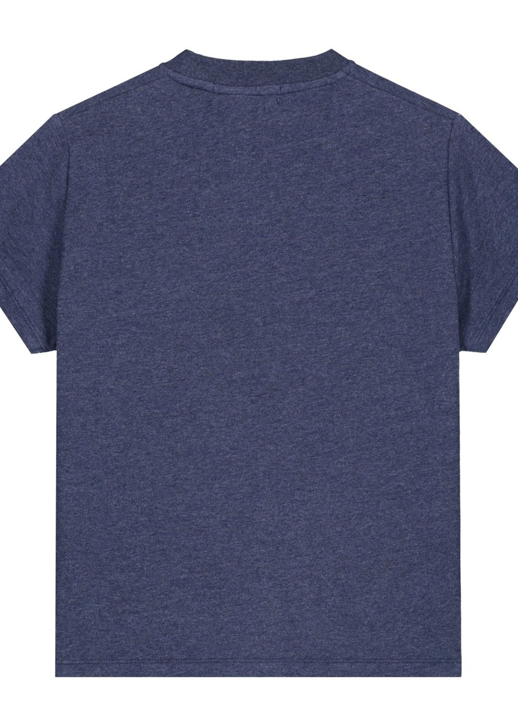 Charlie Petite Eddie T-shirt blue melange, Charlie Petite