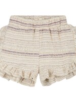 Charlie Petite Genevieve short purple beige stripe , Charlie Petite