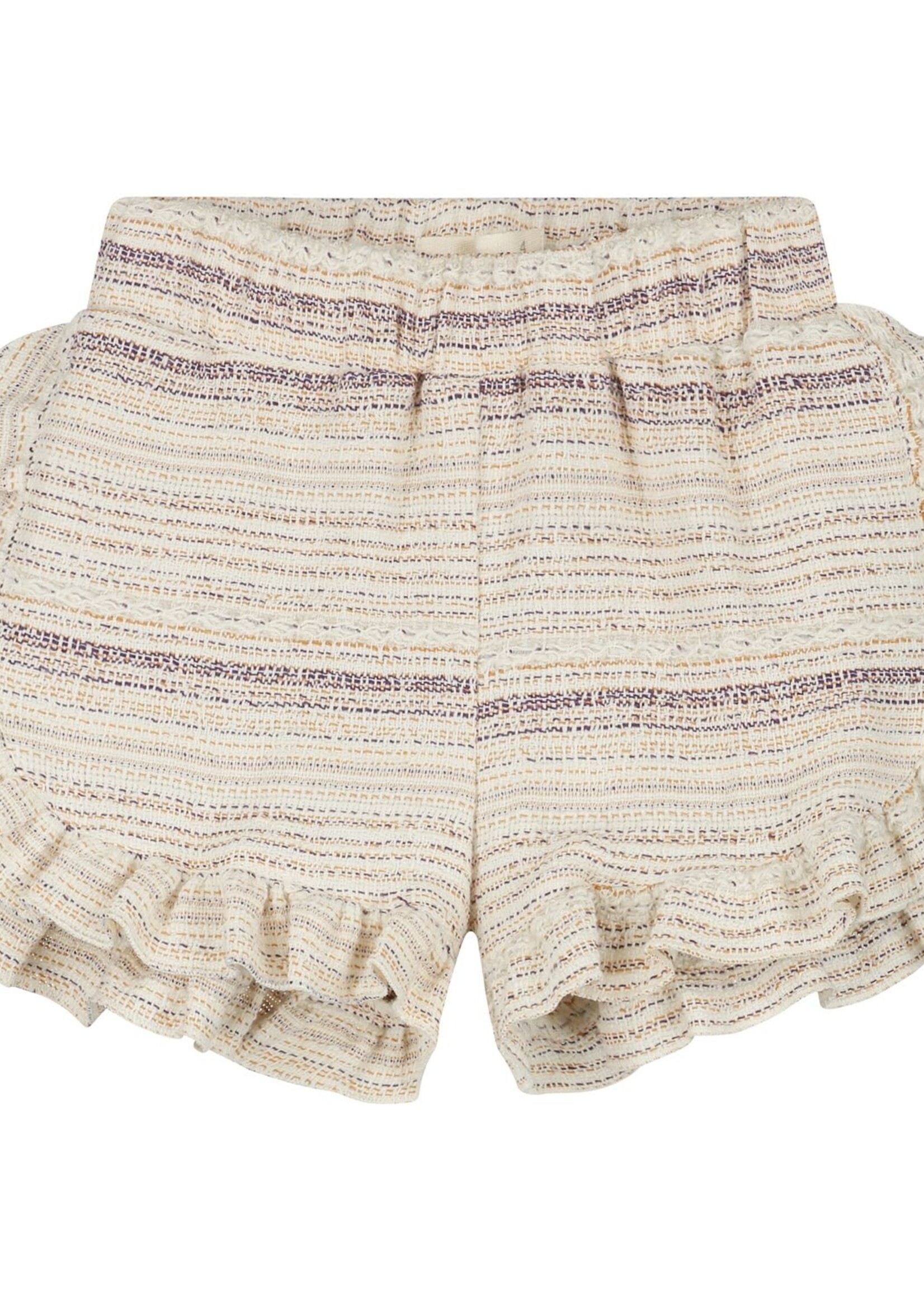 Charlie Petite Genevieve short purple beige stripe , Charlie Petite