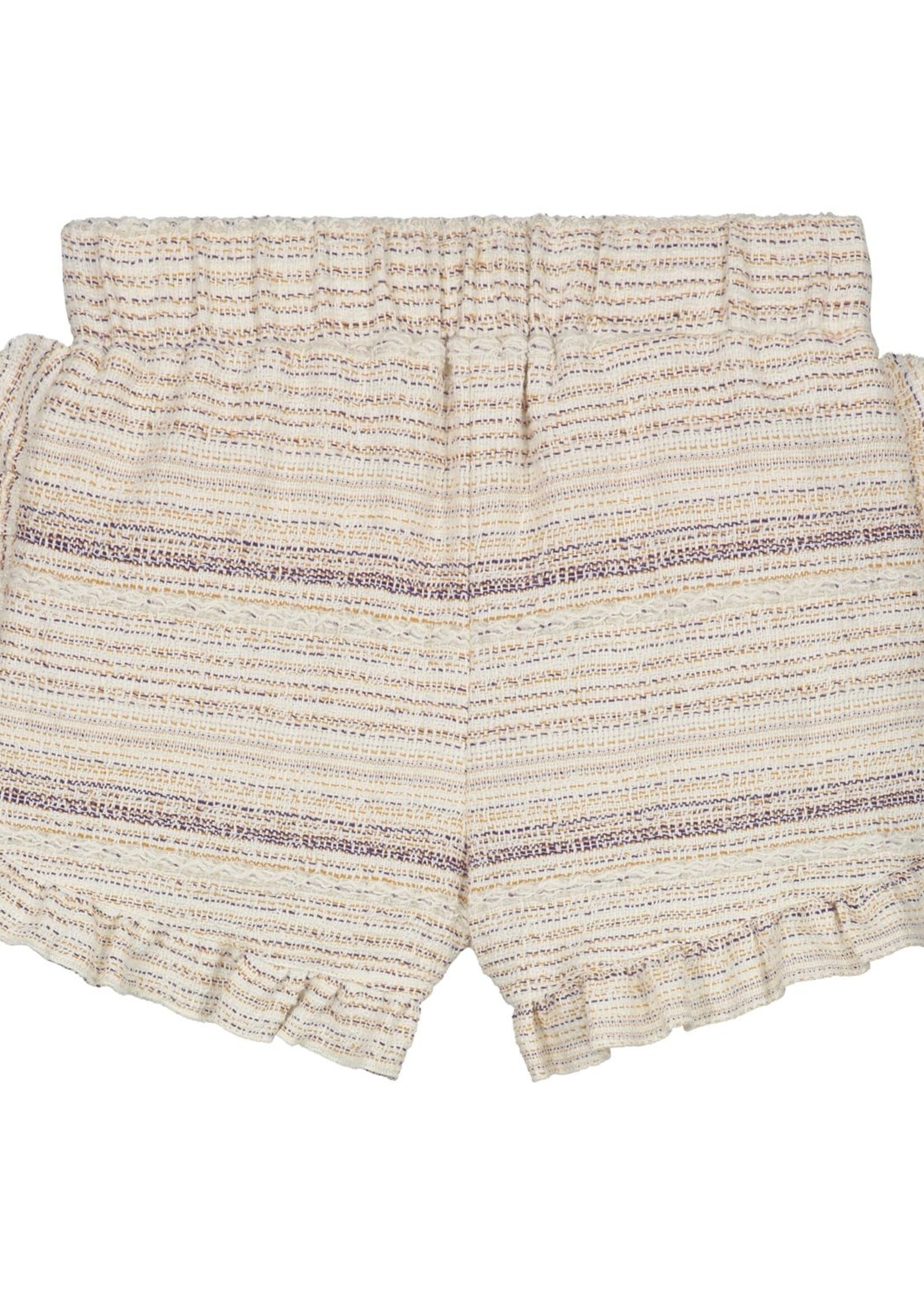 Charlie Petite Genevieve short purple beige stripe , Charlie Petite