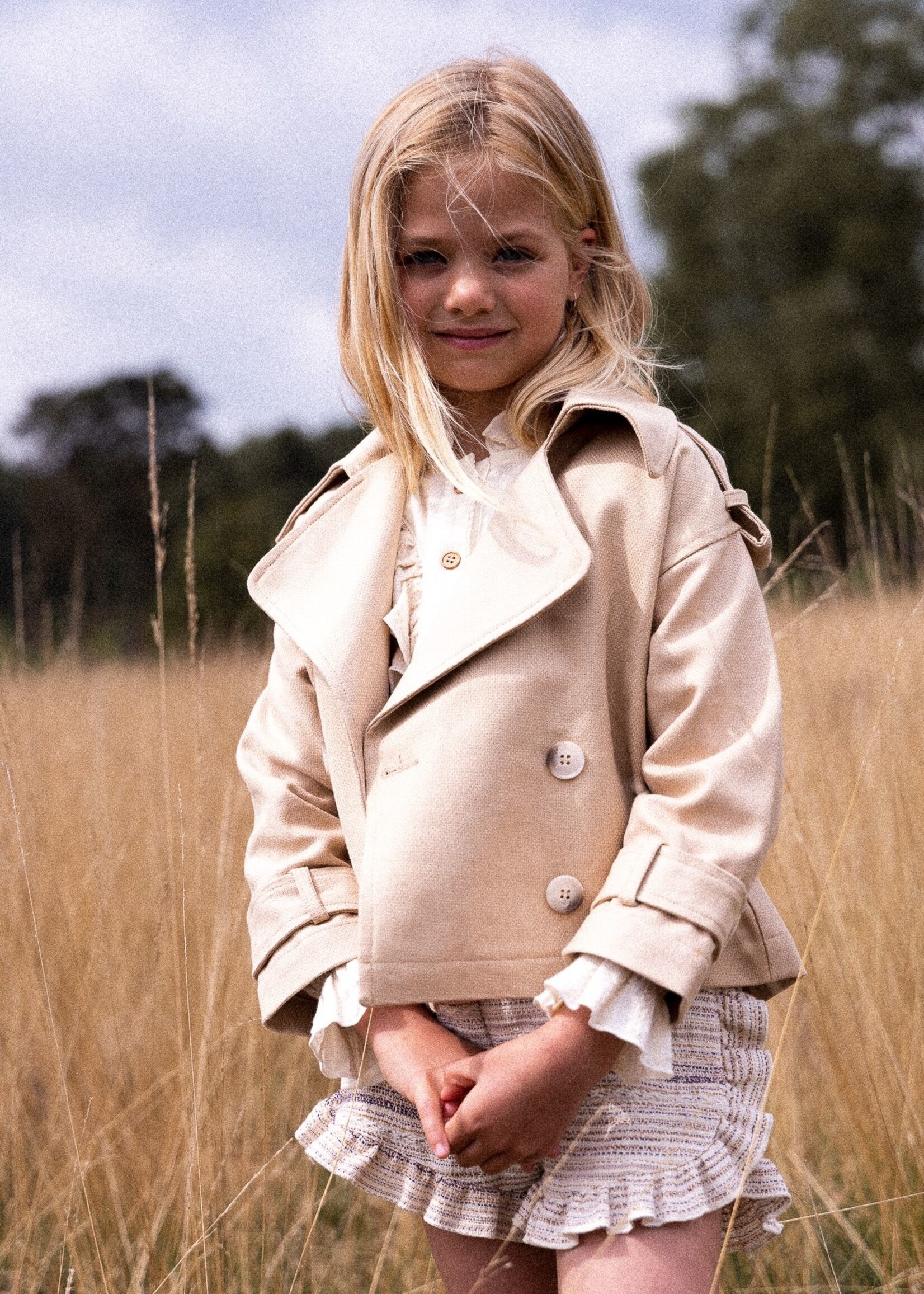 Charlie Petite Genevieve short purple beige stripe , Charlie Petite