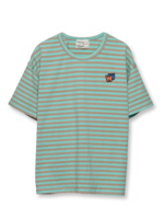 Wander & wonder Striped tee Aqua, Wander &wonder