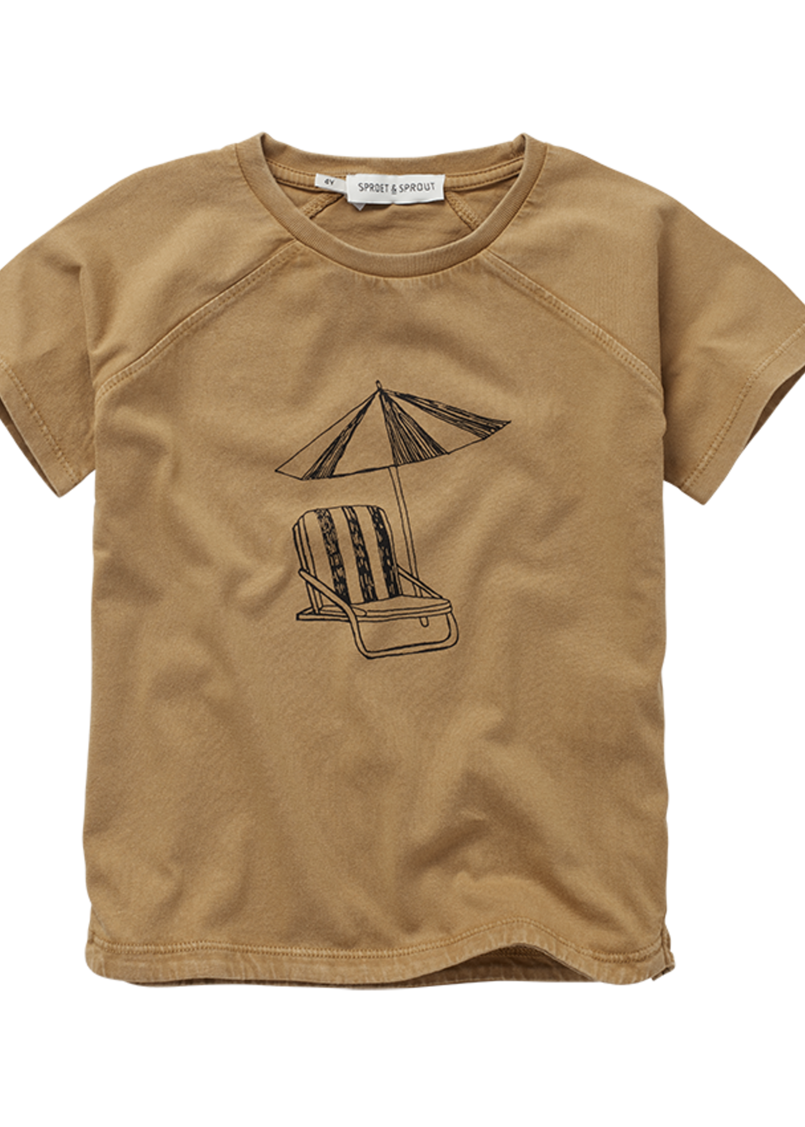 Sproet & Sprout T-shirt raglan sunbed tabacco, Sproet & Sprout