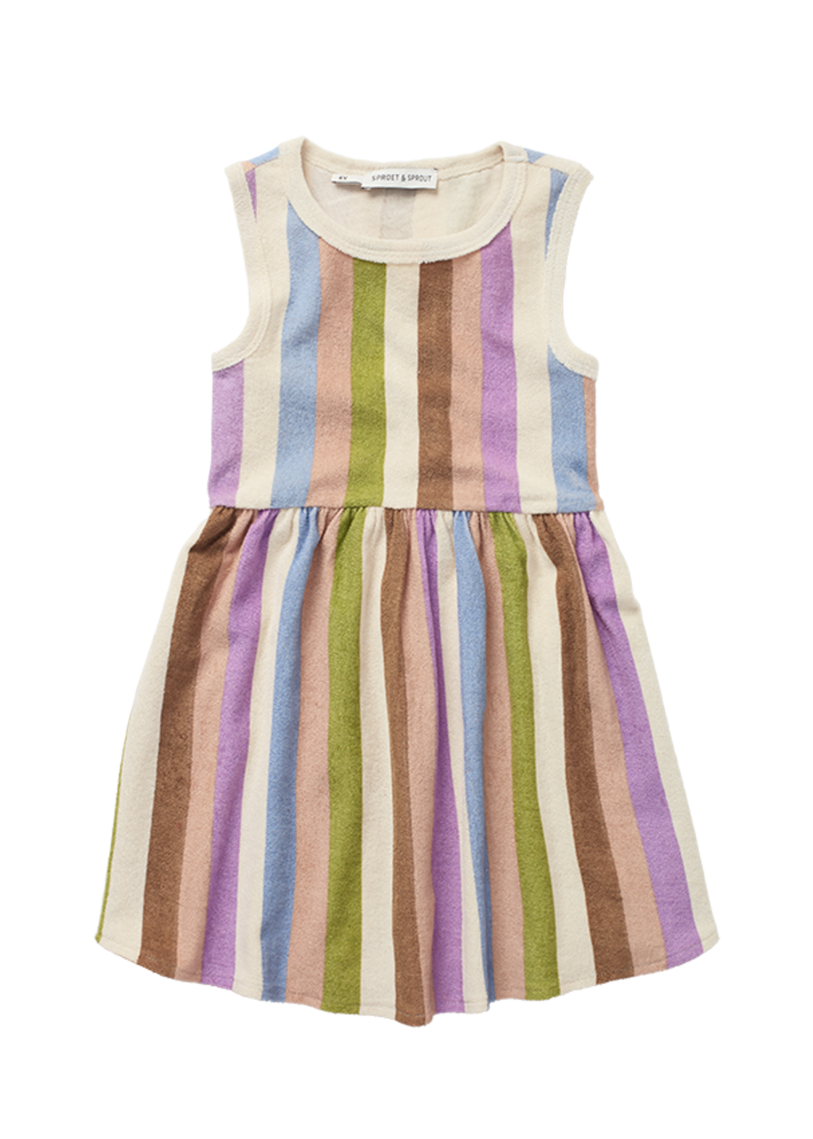 Sproet & Sprout Loose dress sleeveless stripe print, Sproet & Sprout
