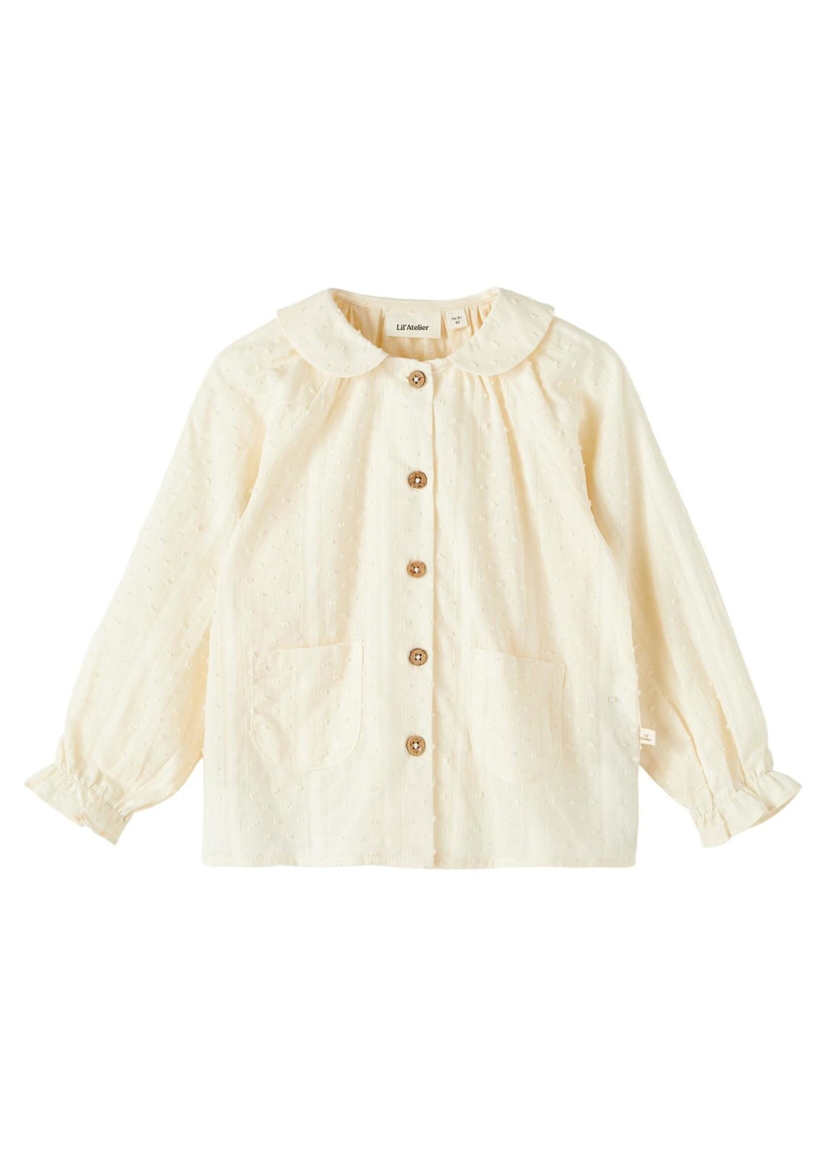 Lil Atelier Danya loose shirt turtledove, Lil Atelier